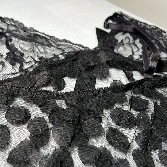 Women's Lingerie Teddy and Scallop Trim V Neck Slip Dress Size Large Gently Used - Picture 12 of 12